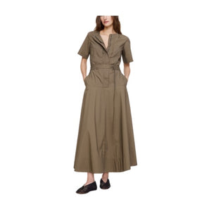 Cotton Poplin Shirt Dress