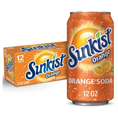 36 Cans Sunkist Orange Soda