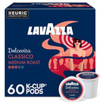 60 Lavazza Dolcevita Classico, Single-Serve Keurig K-Cup Pods, Medium Roast Coffee