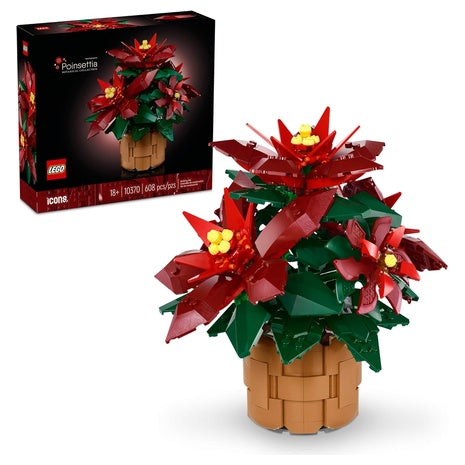LEGO Icons Poinsettia Plant Building Set