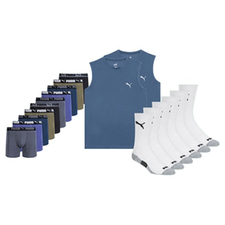 PUMA Socks, Boxer Briefs & Tees on Sale!