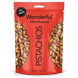 11oz Wonderful Pistachios No Shells Chili Roasted Nuts