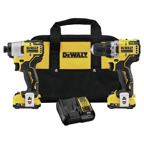 Dewalt DCK221F2 Cordless Brushless DrilI/Driver Kit W/2 Batteries & Charger