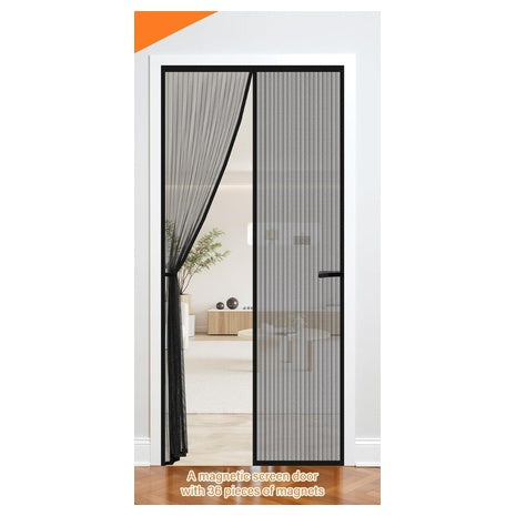 SpaceWhisper Heavy-Duty Magnetic Screen Door (36" X 82")