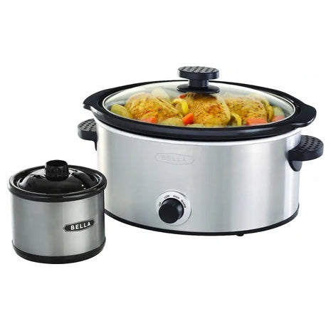Bella 5-Qt Slow Cooker with Dipper
