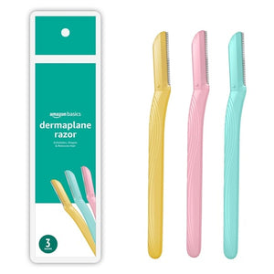 3-Count Amazon Basics Women's Multipurpose Exfoliating Dermaplaning Tool