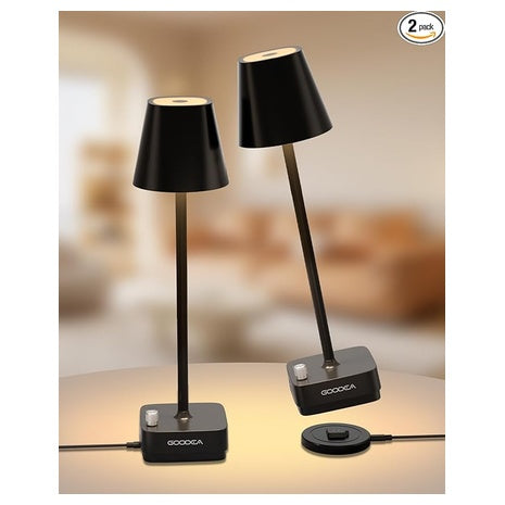 2 Cordless Table Lamps