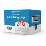 200 Amazon Basics 13 Gallon Drawstring Trash Bags
