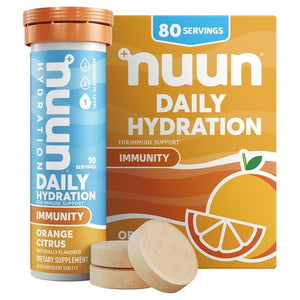 8 Pack Of Nuun Citrus Orange Immunity Tablets