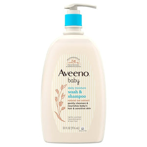 Pump Bottle Aveeno Baby Wash & Shampoo