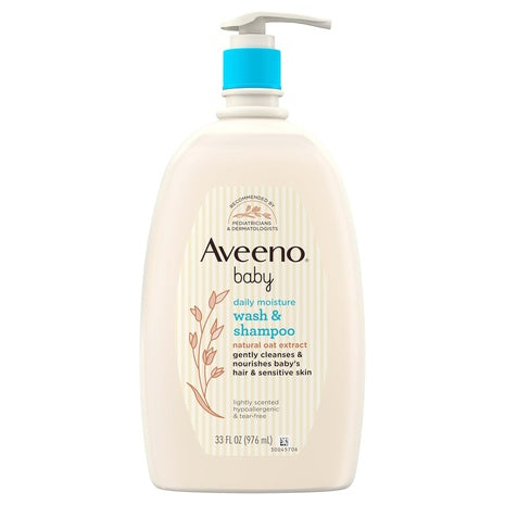 Pump Bottle Aveeno Baby Wash & Shampoo