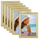 6-Pack 5x7 Contemporary Picture Frame Set