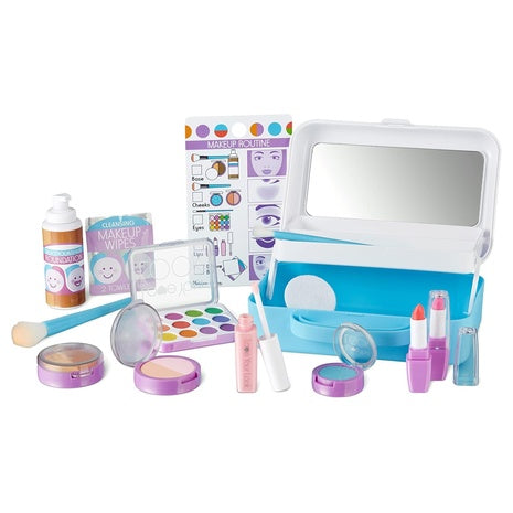 16-Piece Melissa & Doug Love Your Look Pretend Makeup Kit Play Set