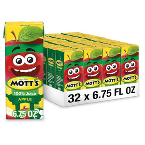 32 Mott's 100% Apple Juice Boxes