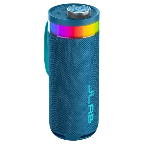 JLab Go Party Portable Waterproof RGB LED Bluetooth Speaker