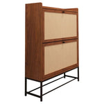 Bay Isle Home Clie 16-Pair Shoe Storage Cabinet
