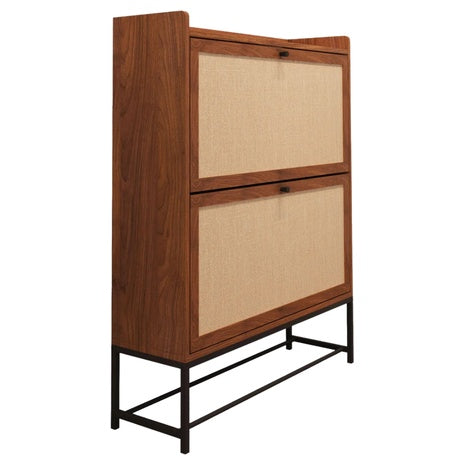 Bay Isle Home Clie 16-Pair Shoe Storage Cabinet