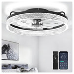 Franjulia 20" Flush Mount Ceiling Fan With Lights