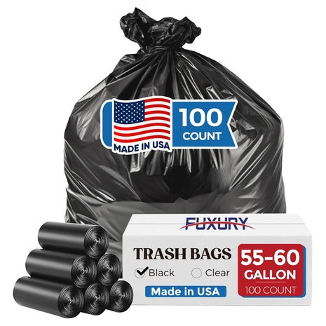 100 60-Gallon Trash Bags