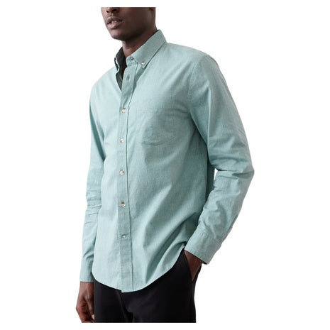 Banana Republic Factory Men's Slim-Fit Softwash Cotton Shirt