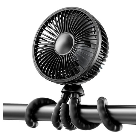 Oscillating Baby Stroller Fan With Light