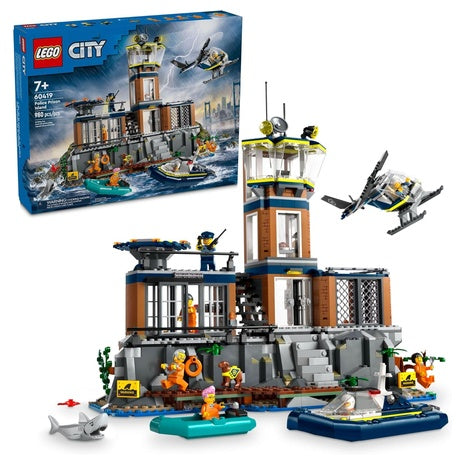 LEGO City Police Prison Island Building Set