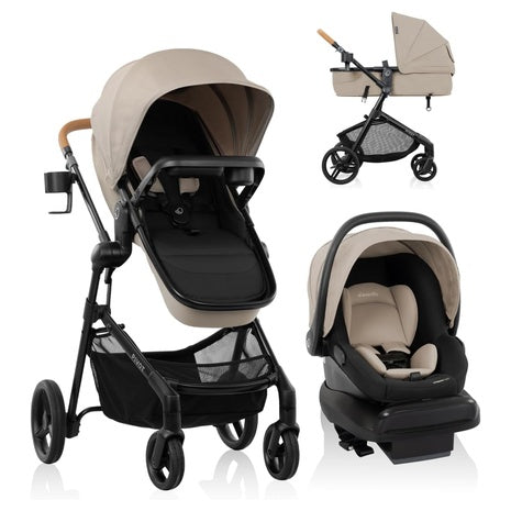 Evenflo Pivot NXT Travel System with LiteMax NXT Infant Car Seat