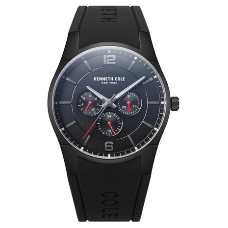 Kenneth Cole 42 Mm Classic Quartz Black Dial Men's Watch