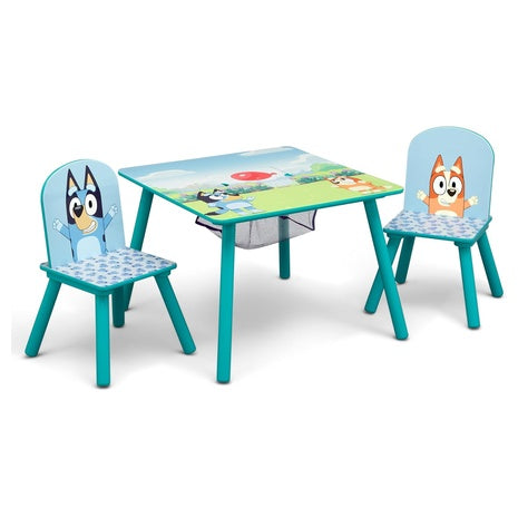 Delta Children Bluey Kids Table and Chair Set with Storage