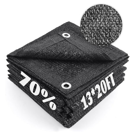 Cool Area 70% Sun Shade Cloth Mesh Tarp With Grommets
