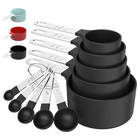 10-Piece Nesting Measure Cups and Spoons