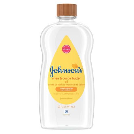 20oz Johnson's  Mineral Enriched Baby Oil w/ Shea & Cocoa Butter