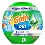 304 Gain Flings Laundry Detergent Soap Pacs (2 Scents)