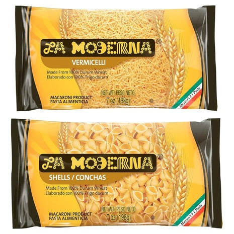 La Moderna Shells or Vermicelli Pasta