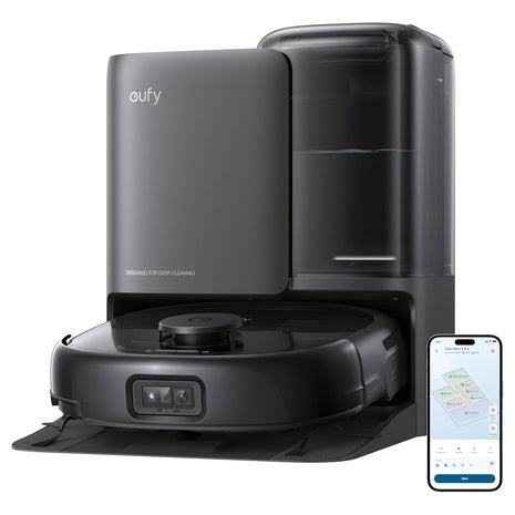 eufy E25 All-in-One Robot Vacuum & Mop Combo with 20,000 Pa Turbo Suction, Auto Wash, Empty & Refill