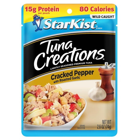 StarKist Tuna Creations Cracked Pepper with Roasted Garlic Pouch