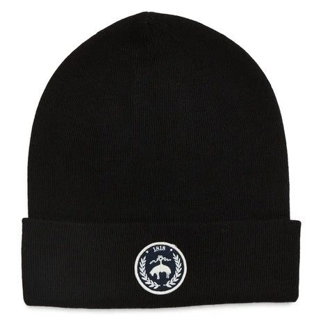 Brooks Brothers Men's Wool Blend Patch Cuffed Beanie