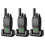 3-Pack Long Range Rechargeable Walkie Talkies