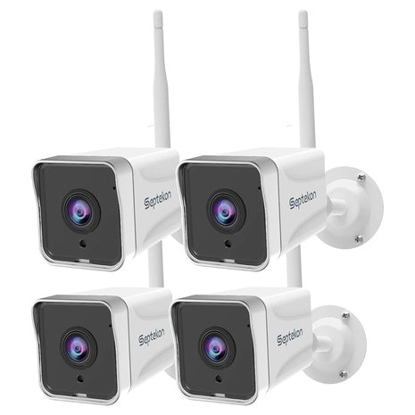 4-Pack 2K Outdoor Wi-Fi Security Cameras