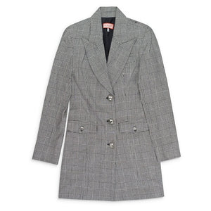 Lan and Co WOmen's Houndstooth Belted Trouser