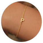 18K Gold Plated Initial Bracelets (All ABC's)