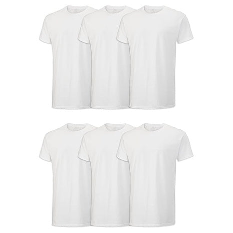 6 Fruit of the Loom Men’s Cotton Undershirts