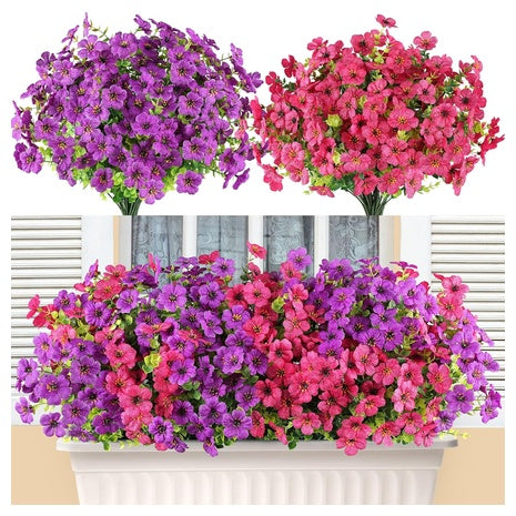 AmyHomie 16 Bundles Artificial Flowers