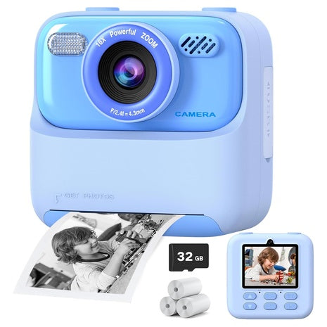 Kids Digital Instant Print Camera