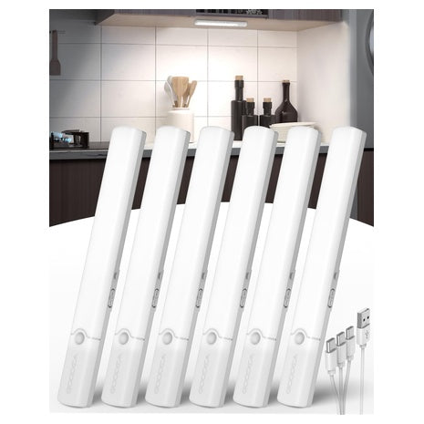 6-Pack Under Cabinet LED Lights