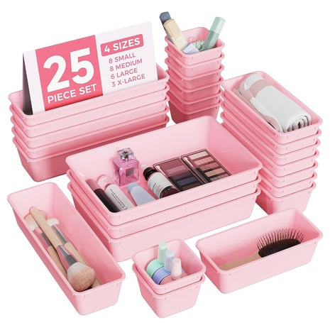 25-Piece Drawer Organizer Set
