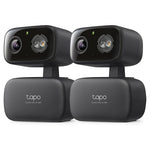 2-Pack Tapo 2K Indoor/Outdoor Pan/Tilt Wired Security Camera