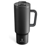 40 oz Stainless Steel Insulated Tumbler with Handle & Flip Straw