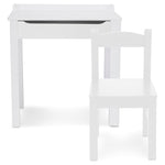 Melissa & Doug White Lift-Top Desk & Chair Set