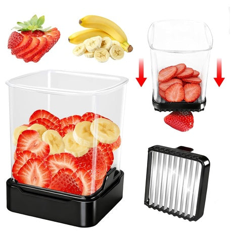 Fruit Slicer Cup With Detachable Cutter
